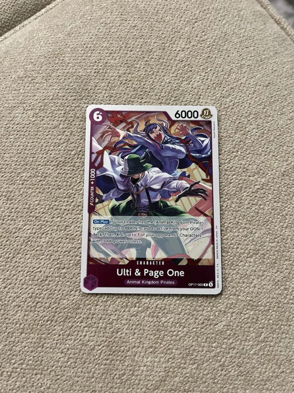 Ulti & Page One [OP17-060] World's Strongest Warriors One Piece Card